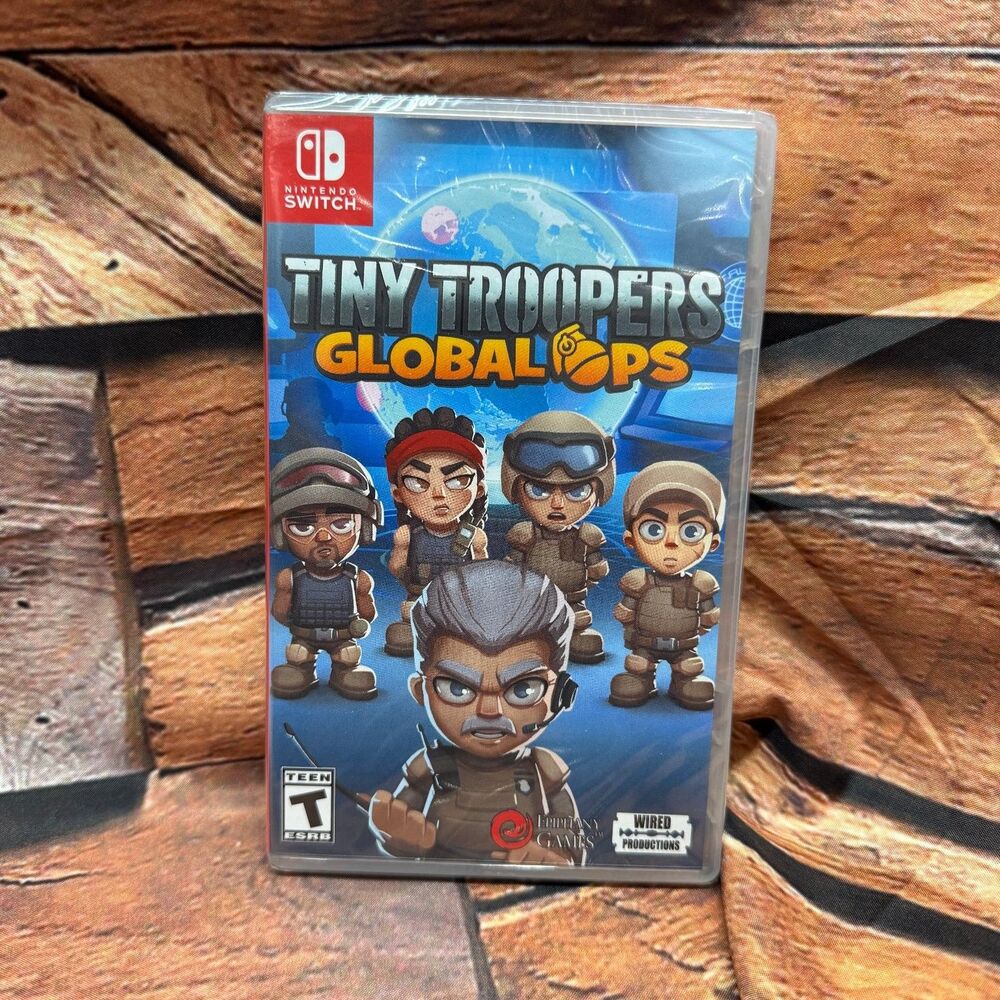 Tiny Troopers Global Ops Nintendo Switch New Sealed Limited Run Distributed LRG